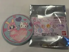 メゾピアノ ハローキティ 刺繍缶バッジ