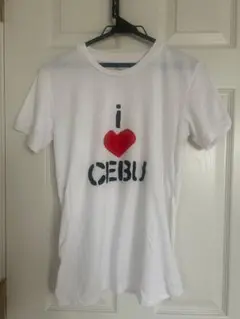 I LOVE CEBU Tシャツ ホワイト 半袖