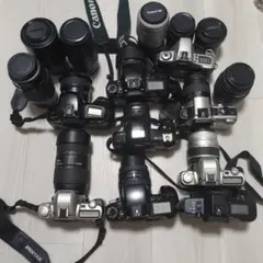 H1 Canon EOS フィルムカメラ 本体 複数台 レンズ　セット H1 Canon EOS フィルムカメラ 本体 複数台 レンズ セット - メルカリ