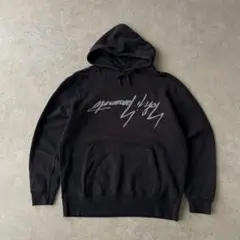 y's ウール フーディ ジャケット パーカー 黒 00s 希少な4サイズ XL Yohji Yamamoto(ヨウジヤマモト) パーカー・フーディ(メンズ) - 海外