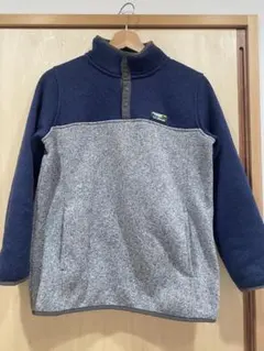LLBean フリースジャケット ネイビー/グレー