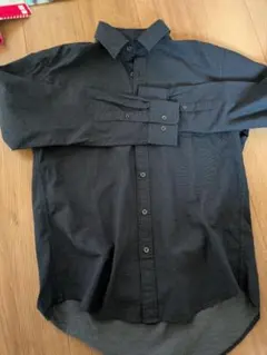 CLOSHI 黒ドット柄 長袖シャツ L
