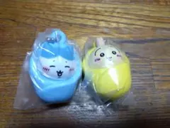＊２点セット『ガチャ』ちいかわ おくるみマスコットチャーム