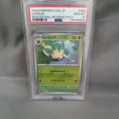 ま*✨様 psa10 2024 リーフィア　マスターボール