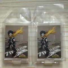 ヒロアカ　ポスターアクリルスタンド　緑谷出久