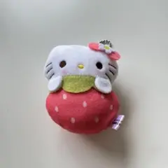 キティ　サンリオキャラクターズ　いちごおくるみマスコット