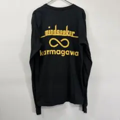 mindseeker×karmagawa ロゴロングスリーブTシャツ カットソーのサムネイル