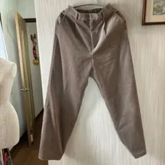 最安値❗️【美品】 グローバルワーク　コーデュロイワイドパンツ 茶色　M