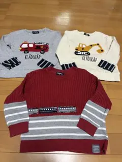 男の子 120 トレーナー クレードスコープ 新幹線 恐竜 ロンT まとめ売 