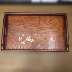 山本象石 伝統工芸品 長方形お盆トレー - メルカリ