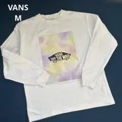 VANS タイダイ柄 ロングスリーブ Tシャツ M レディース