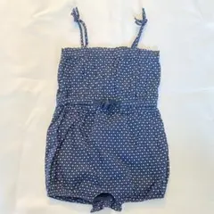 babyGap ベイビーギャップ ネイビー 星柄 ロンパース 70cmのサムネイル