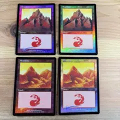 MTG旧枠 基本土地 山/Mountain日本語版 Foil - メルカリ