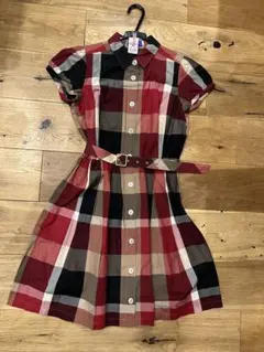 ブルーレーベル　クリストブリッジ チェック柄 半袖ワンピース