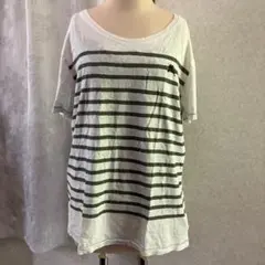 BURBERRYブラックレーベル Tシャツ 白 コットン