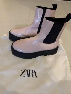 ZARA ピンク 厚底　ブーツ　kids