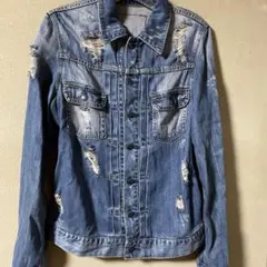 新品未使用。ダメージの可愛いジージャン❣️moussyです❣️