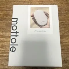 mottole 充電式カイロ ホワイト　e-kairo 電気カイロ ポケット