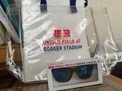 ドジャースタジアム サングラス 透明トートバッグ　UNIQLO