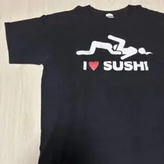 「I ❤️ SUSHI」ヴィンテージTシャツ エロt 00s