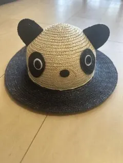 パンダ 麦わら帽子 52cm 田中帽子店　日本製のサムネイル