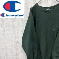 QA21《USA製》チャンピオン　リバースウィーブ　刺繍タグ　90s トレーナー