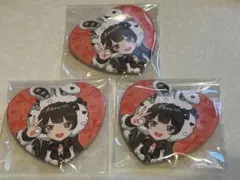 にじさんじ 月ノ美兎 椎名唯華 Cherry Cherish ハート型缶バッジ