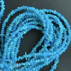 エチオピア産　ブルーオパール　チップ　さざれ　44cm連