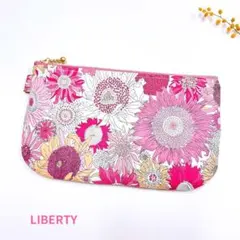 リバティ／ファスナーポーチ＊通帳 札入れサイズ／LIBERTY