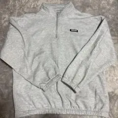 SHEIN ハーフジップ スウェット グレーのサムネイル
