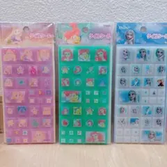 国内正規品　ディズニー タイルシール 3枚セット アリエル ラプンツェル エルサ