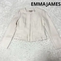 EMMAJAMES ツイードジャケット ホワイト　卒業式　入学式　フォーマル