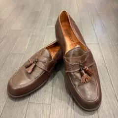 ボードイン&ランジ ブラウンスエード タッセルローファー サイズ43