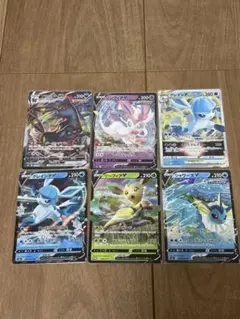 ブイズ6枚セット　ブラッキーRRR グレイシアP リーフィアP ニンフィアRRのサムネイル