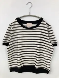 半袖ボーダーTシャツ（Emsexcite）