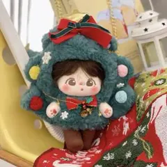ぬい服 20cm 着ぐるみ　ぬいぐるみ服　クリスマスツリーのサムネイル