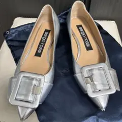 Sergio Rossi デニム スリングバック パンプス 36 1/2 美品 - メルカリ