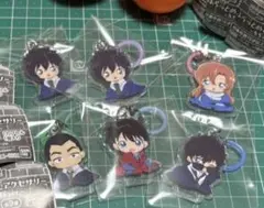 名探偵コナン ふらっとめじるしアクセサリー　〜ちぢませ隊ver.〜 6個セット