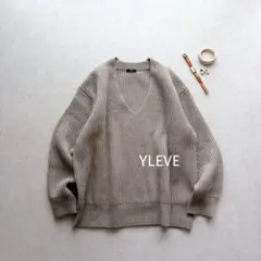 美品★YLEVE｜定価4万 22AW エクストラファインメリノウールニット