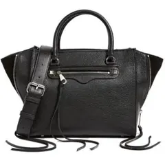 Rebecca Minkoff 2WAYショルダーバッグ 黒 フリンジ レザーのサムネイル