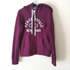 Aéropostale レディース 紫色 ジップパーカー XLサイズ アメリカ