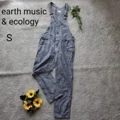 Lee × earth music&ecology コラボ サロペット S