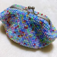 ビーズ編みがま口 ハンドメイド