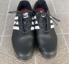 adidas アディダス　レディース　スパイクゴルフシューズ 黒　24.5㎝