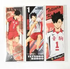 ハイキュー ロングステッカー 3点セット 黒尾鉄朗 音駒高校 クロ