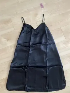 <Arisa様専用> 100%シルク　スリップドレス 黒とピンク 2色セット