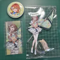 プロセカ　モアジャン　花里みのり　アクスタ　缶バッジ　カード