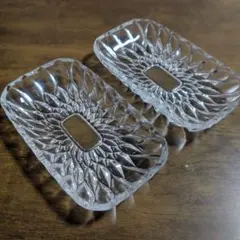 ガラス果物皿2枚セット