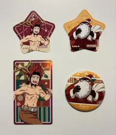 僕のヒーローアカデミア　切島鋭児郎・ファットガム　ホロカード・缶バッジ・特典