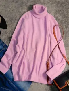 ユナイテッドアローズ ウール タートルネック ニットプルオーバー セーター